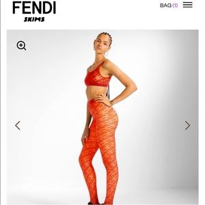 Fendi skims 2 piece set